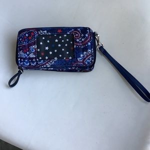 Vera Bradley wristlet/smart phone wallet